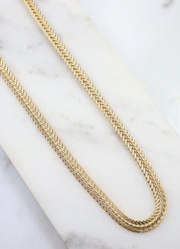 Gimbel Flat Link Necklace - Southern Trends Boutique 
