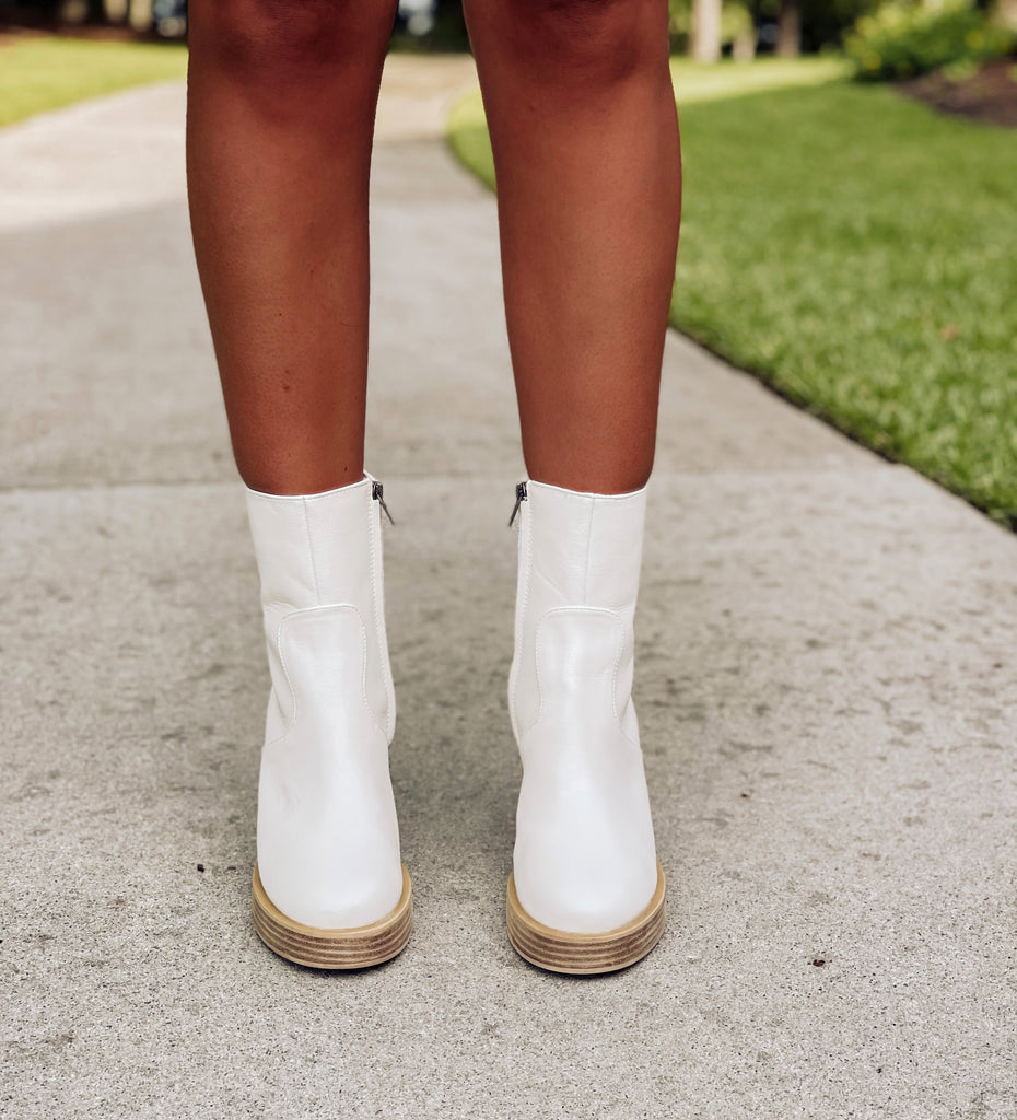 Alexandra Platform Booties - Southern Trends Boutique 