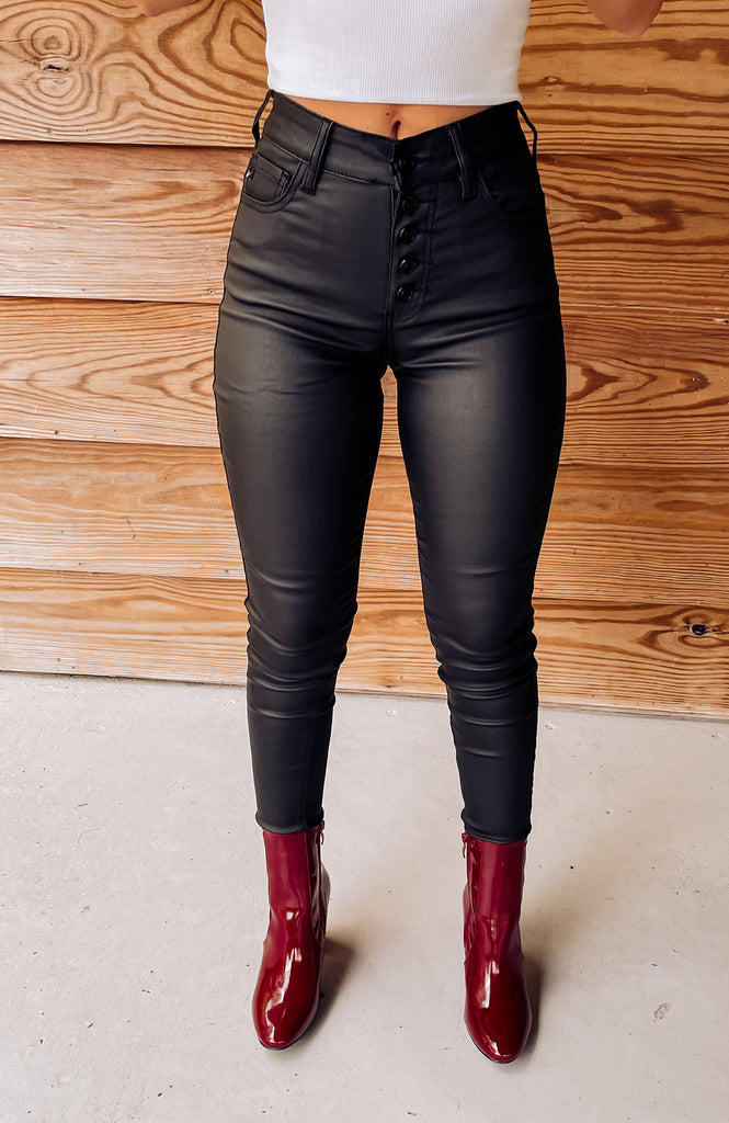 Biltmore Faux Leather Skinnies - Southern Trends Boutique 