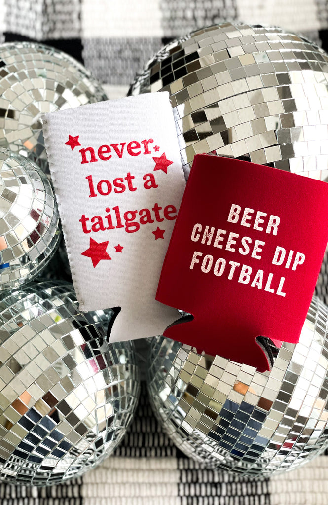 Charlie Southern: Beer, Cheese Dip, Football Drink Sleeve - Southern Trends Boutique 