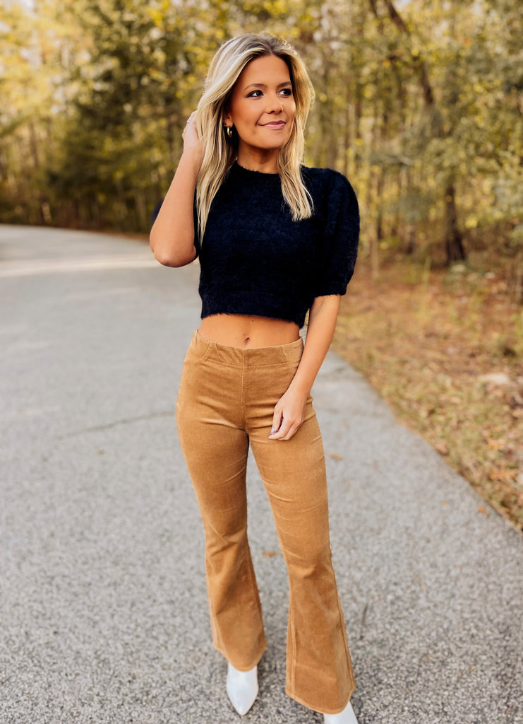 Night To Remember Crop Sweater - Southern Trends Boutique 