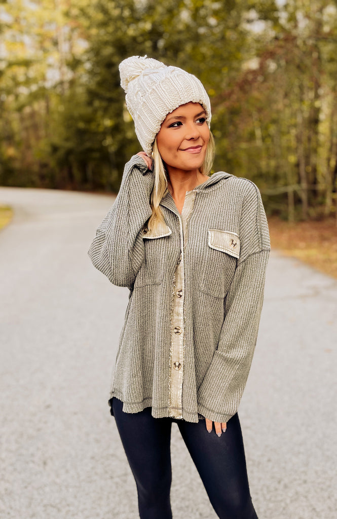 Cool Air Beanie - Ivory - Southern Trends Boutique 