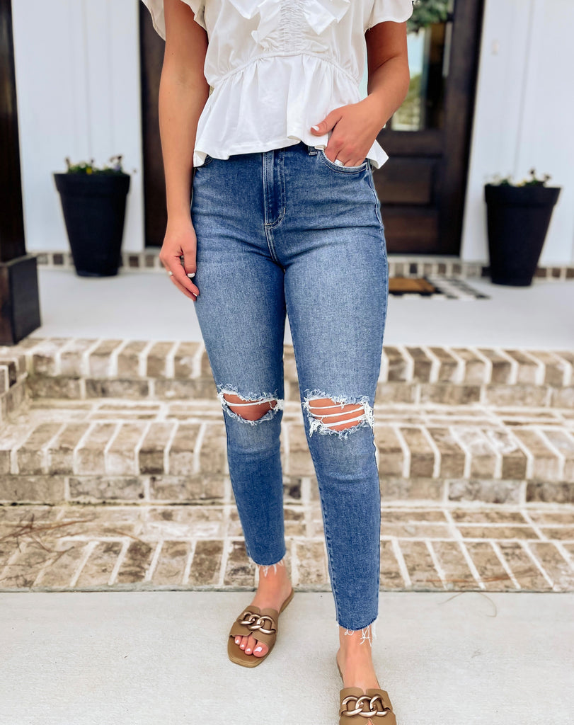 Victoria Skinny Jeans - Southern Trends Boutique 